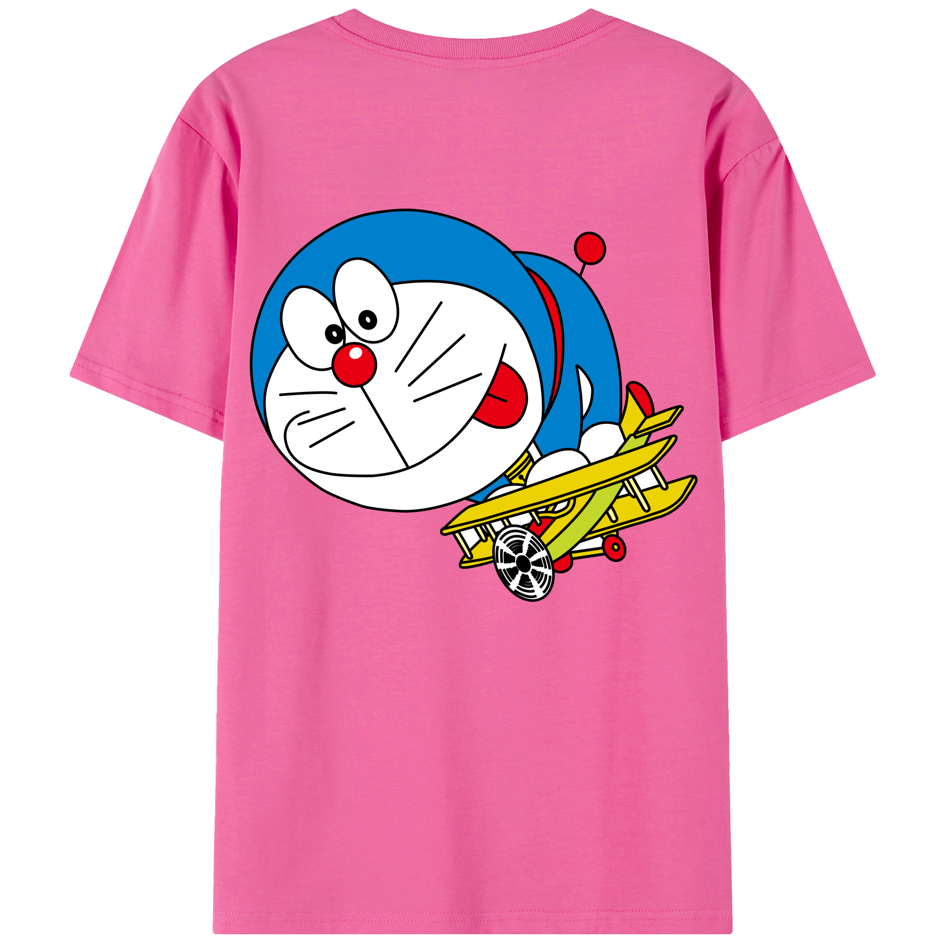 （画像用） ドラえもん Doraemon レディース半袖Tシャツ(バックプリント)